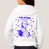 4. Juli Hoodie (Rückseite)