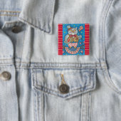 4. JULI HOOT OWL, BIRD BUTTON Square (Beispiel)