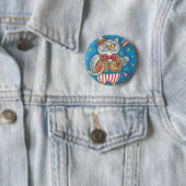4. JULI-HOOT OWL, VOGELSCHALTFLÄCHE BUTTON (Beispiel)