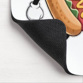 4. Juli Hotdog American Independence 1776 Mousepad (Ecke)
