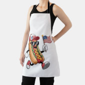 4. Juli Hotdog American Independence 1776 Schürze (InSitu)