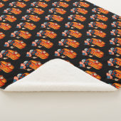 4. Juli Hotdog Funny Patriotic USA Flag Sherpadecke (3/4)