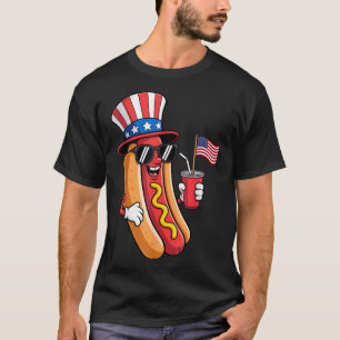 4. Juli Hotdog-Party - Patriotischer Usa-Spaß  T-Shirt