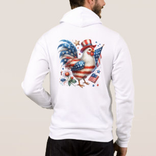 4. Juli Hühnchen Clipart-61531 Hoodie