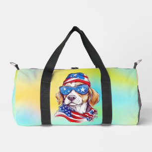 4. Juli Hund Sublimation-66361 Duffle Bag