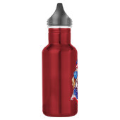 4. Juli Hund Sublimation-66361 Edelstahlflasche (Links)