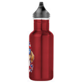 4. Juli Hund Sublimation-66361 Edelstahlflasche (Rechts)