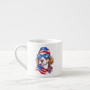 4. Juli Hund Sublimation-66361 Espressotasse