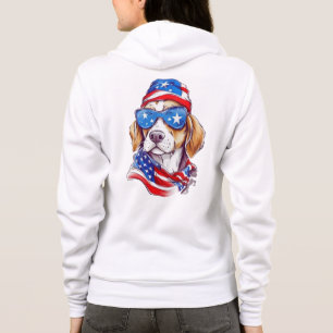 4. Juli Hund Sublimation-66361 Hoodie