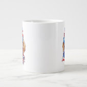 4. Juli Hund Sublimation-66361 Jumbo-Tasse (Vorderseite)
