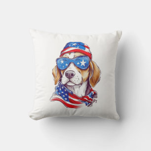 4. Juli Hund Sublimation-66361 Kissen