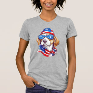 4. Juli Hund Sublimation-66361 T-Shirt