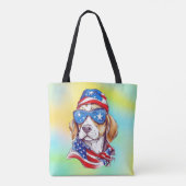 4. Juli Hund Sublimation-66361 Tasche (Rückseite)