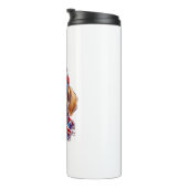 4. Juli Hund Sublimation-66361 Thermosbecher (Nach rechts gedreht)