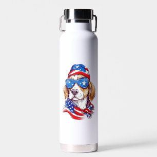 4. Juli Hund Sublimation Trinkflasche
