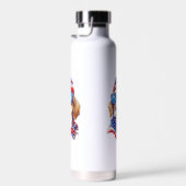 4. Juli Hund Sublimation Trinkflasche (Rechts)