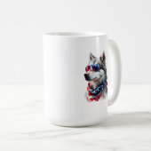 4. Juli Husky Tasse (VorderseiteRechts)