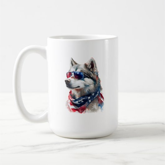 4. Juli Husky Tasse (Links)