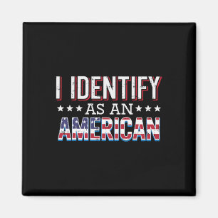 4. Juli I identifiziert als American Flag Patriot Magnet