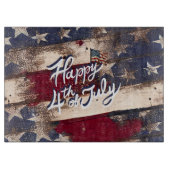 4. Juli Ihre Sterne und Streifen zeigen Schneidebrett (Vorderseite)