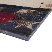 4. Juli Ihre Sterne und Streifen zeigen Schneidebrett (Ecke)