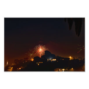 4. Juli in City Terrace Fotodruck