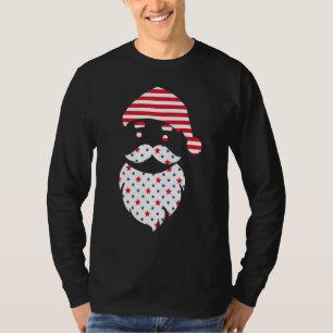 4. Juli in Weihnachten Santa Claus Grafik T-Shirt