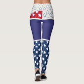 4. Juli Independence Day Monogramm Leggings (Rückseite)