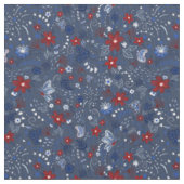4. Juli, Independence Patriotic Red White Blue Stoff (Nahaufnahme)