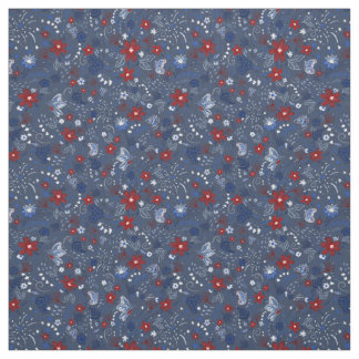 4. Juli, Independence Patriotic Red White Blue Stoff