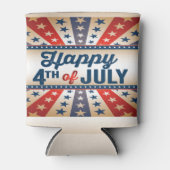 4. Juli Individuelle Name unten Dosenkühler (Vorderseite)