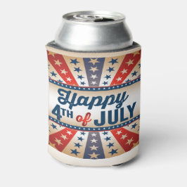 4. Juli Individuelle Name unten Dosenkühler