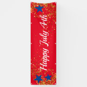 4. Juli Innenhof Custom Banner (Vertikal)