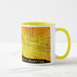 4. Juli Iwo Jima God Bless America Keramik Tasse