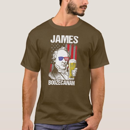 4. Juli James Buchanan Patriot James T-Shirt (Vorderseite)