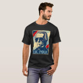 4. Juli James K Polk ist mein Präsident Patriotic T-Shirt (Vorne ganz)
