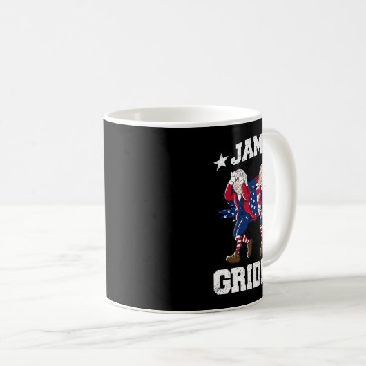 4. Juli James Madison Griddy James Griddin 1 Kaffeetasse (VorderseiteRechts)