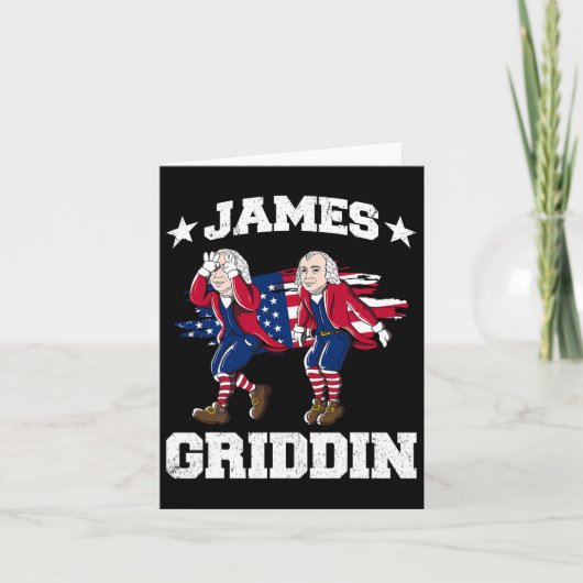 4. Juli James Madison Griddy James Griddin 1 Karte (Vorderseite)
