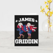 4. Juli James Madison Griddy James Griddin 1 Karte (Gelbe Blume)