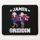 4. Juli James Madison Griddy James Griddin 1 Mousepad (Vorne)