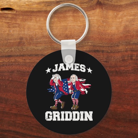4. Juli James Madison Griddy James Griddin 1 Schlüsselanhänger (Vorderseite)
