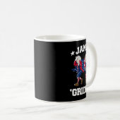 4. Juli James Madison Griddy James Griddin Kaffeetasse (VorderseiteRechts)