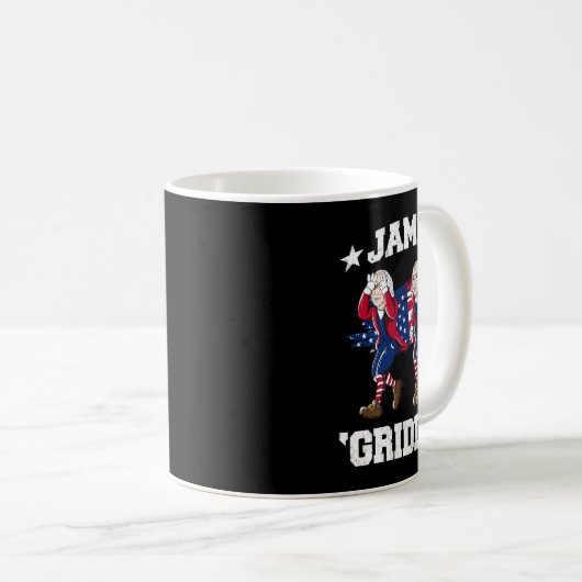 4. Juli James Madison Griddy James Griddin Kaffeetasse (VorderseiteRechts)