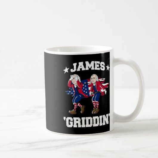 4. Juli James Madison Griddy James Griddin Kaffeetasse (Rechts)