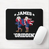 4. Juli James Madison Griddy James Griddin Mousepad (Mit Mouse)