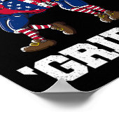 4. Juli James Madison Griddy James Griddin Poster (Ecke)