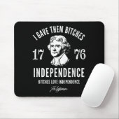 4. Juli Jefferson gab Unabhängigkeit 1776 Mousepad (Mit Mouse)