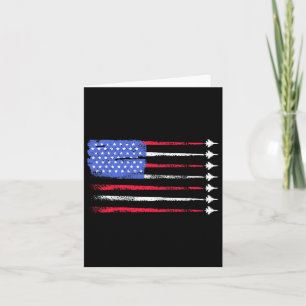 4. Juli Jet American Flag Patriotic USA für mich Karte
