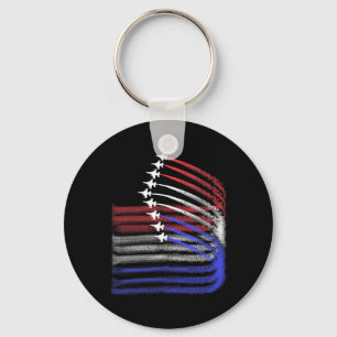 4. Juli Jet American Flag Patriotic USA für mich Schlüsselanhänger