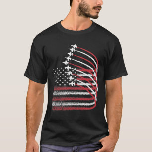 4. Juli Jet American Flag Patriotic USA für mich T-Shirt